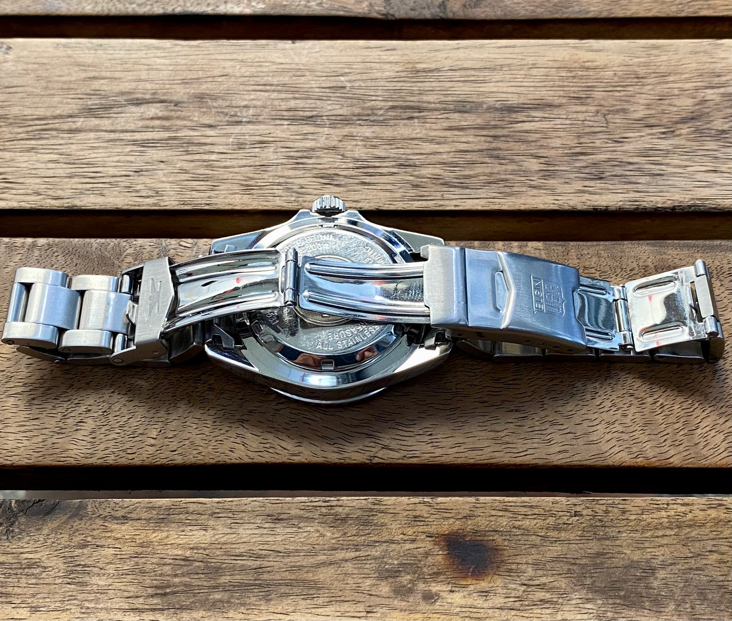 COMING SOON! SERVICED Vintage May 1990 Elgin Treasure International Deep Sea FK-531N-SL Blue Automatic Diving Watch Rotating Bezel and Original Bracelet - PRE-ORDER NOW!