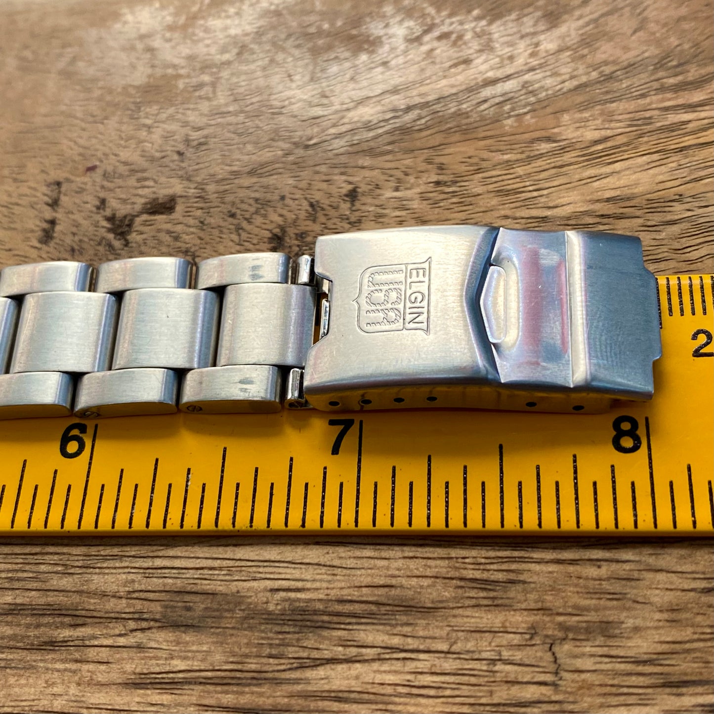COMING SOON! SERVICED Vintage May 1990 Elgin Treasure International Deep Sea FK-531N-SL Blue Automatic Diving Watch Rotating Bezel and Original Bracelet - PRE-ORDER NOW!
