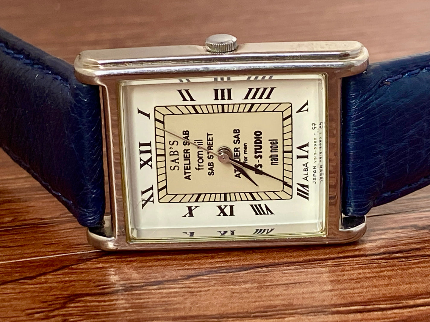 Rare Vintage Seiko Quartz Alba V515-5480, SABS Tank, February 1999