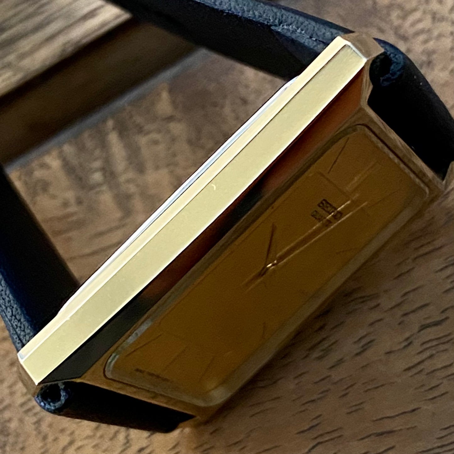 COMING SOON! Rare Vintage May 1984 Seiko Quartz Tank 7430-5230 Gold Flake Dial with GHA Case PRE-ORDER NOW!