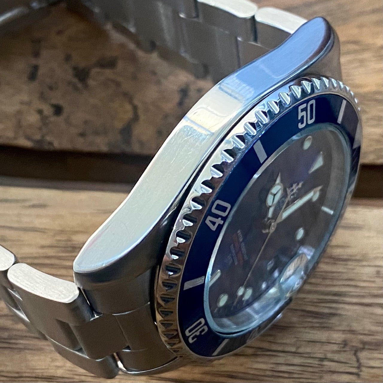 COMING SOON! SERVICED Vintage September 1990 Elgin Deep Sea International FL-531N-SL Blue Automatic Diving Watch - PRE-ORDER NOW!