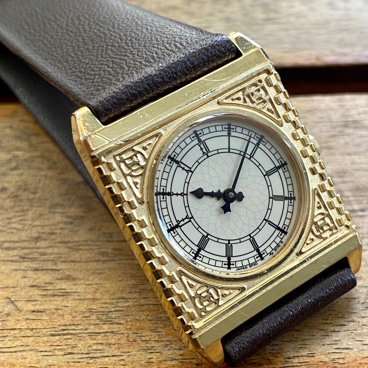 Rare July 1988 Seiko Quartz 5P30-6150 Big Ben Watch Westminster London