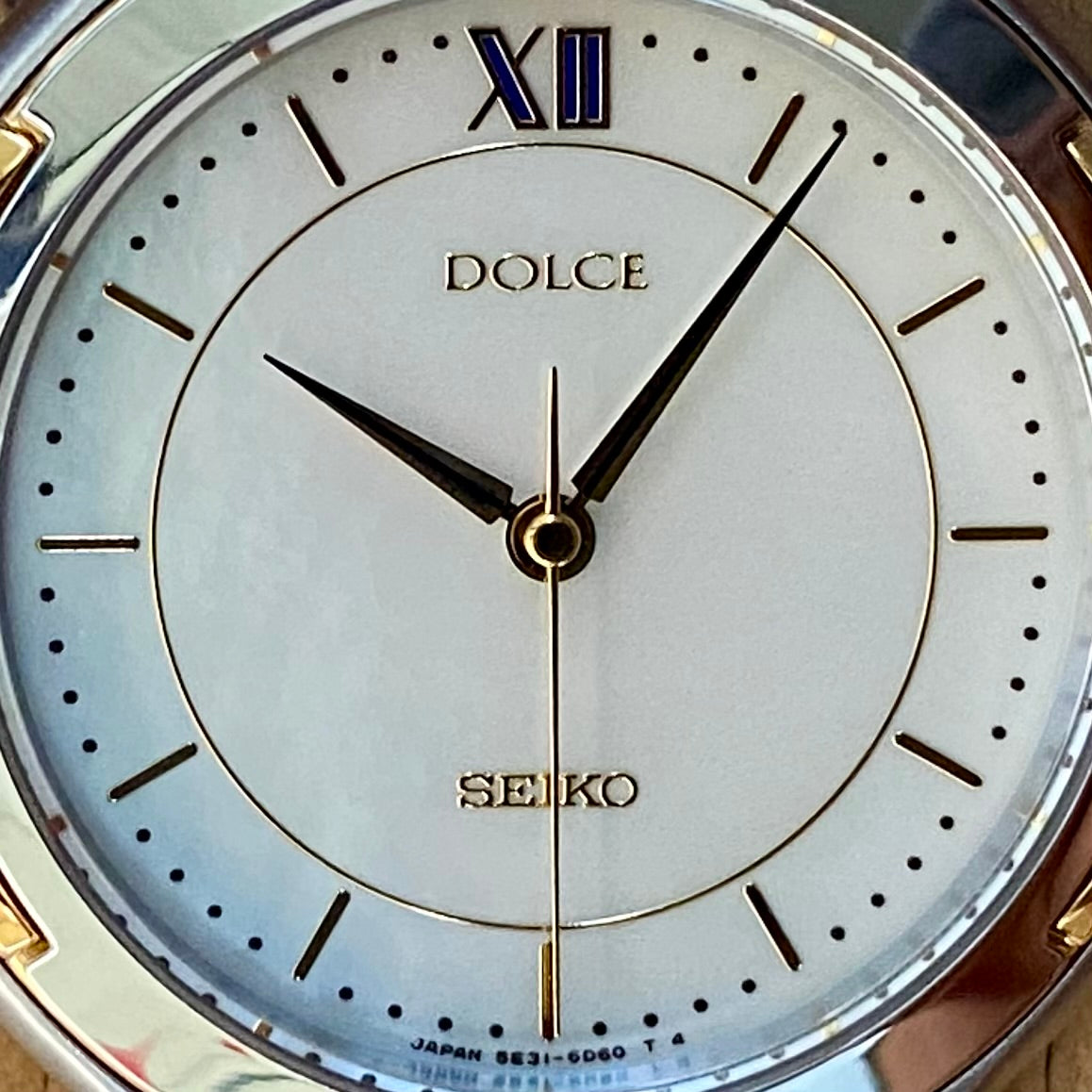 COMING SOON! Vintage April 1992 Seiko Dolce Quartz 5E31-6D50 with Mother of Pearl Dial and Ladder Bracelet! - PRE ORDER NOW!