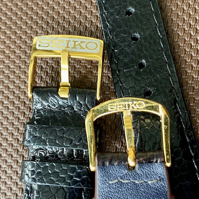Vintage March 1981 GHA Seiko Dolce Quartz Tank 6020-5980 - Gold TV Screen - Minty