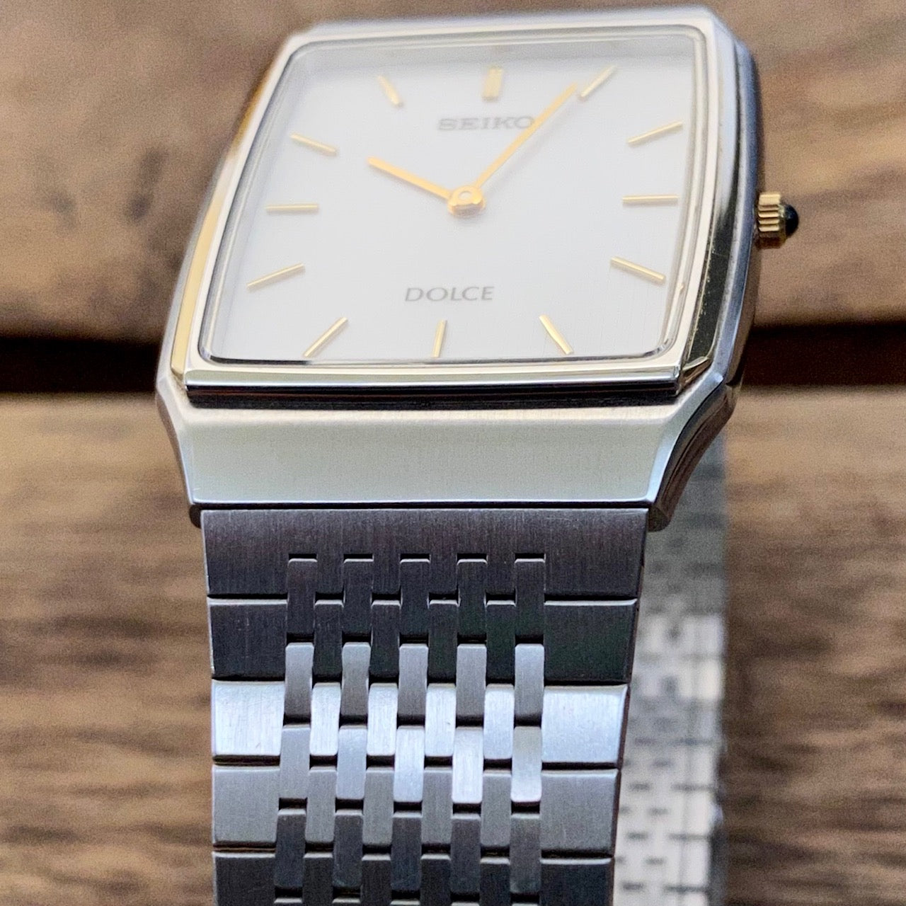 Vintage Seiko Dolce Quartz 8N40-5080 Tapestry Dial, December 1992 UK VINTAGE WATCH LTD