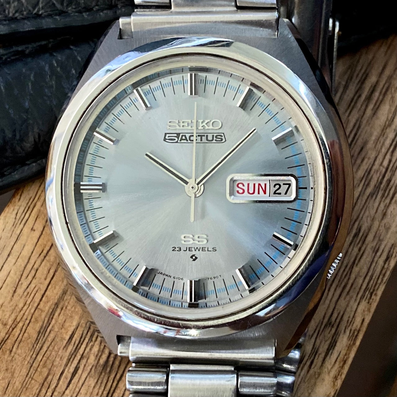 Vintage Seiko 5 Actus 6106-7520, SERVICED Auto January 1971