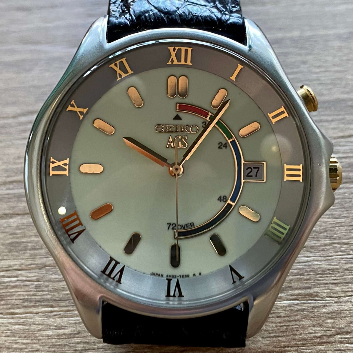 Seiko 5M22-7C20 AGS 50th Anniversary, LIMITED EDITION, October 1995 UK VINTAGE WATCH LTD