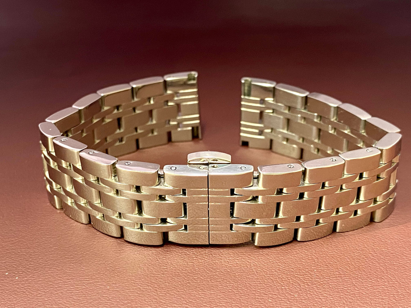 COMING SOON! 19mm Stainless Steel Solid Link Straight End Polished Replacement Watch Bracelet