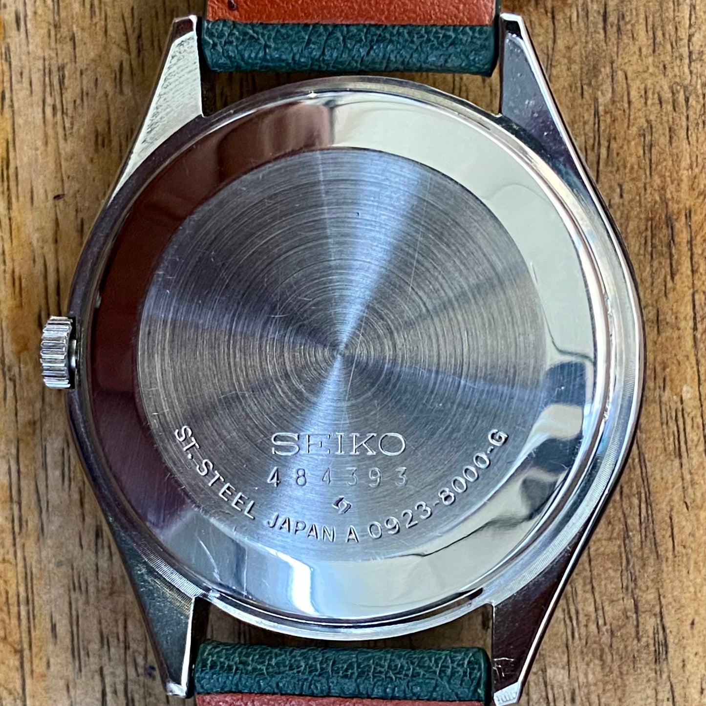 COMING SOON! Vintage August 1974 Seiko Quartz QZ 0923-8000 Green Sand Dial
