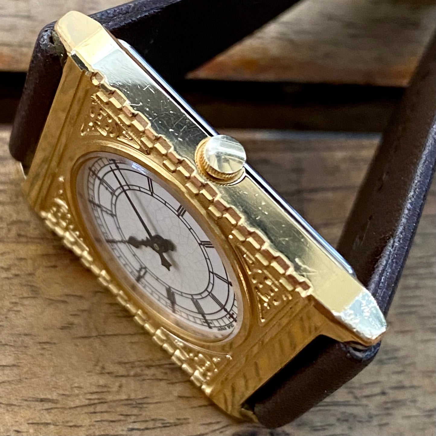 Rare February 1987 Seiko Quartz 5P30-6150 Big Ben Watch Westminster London