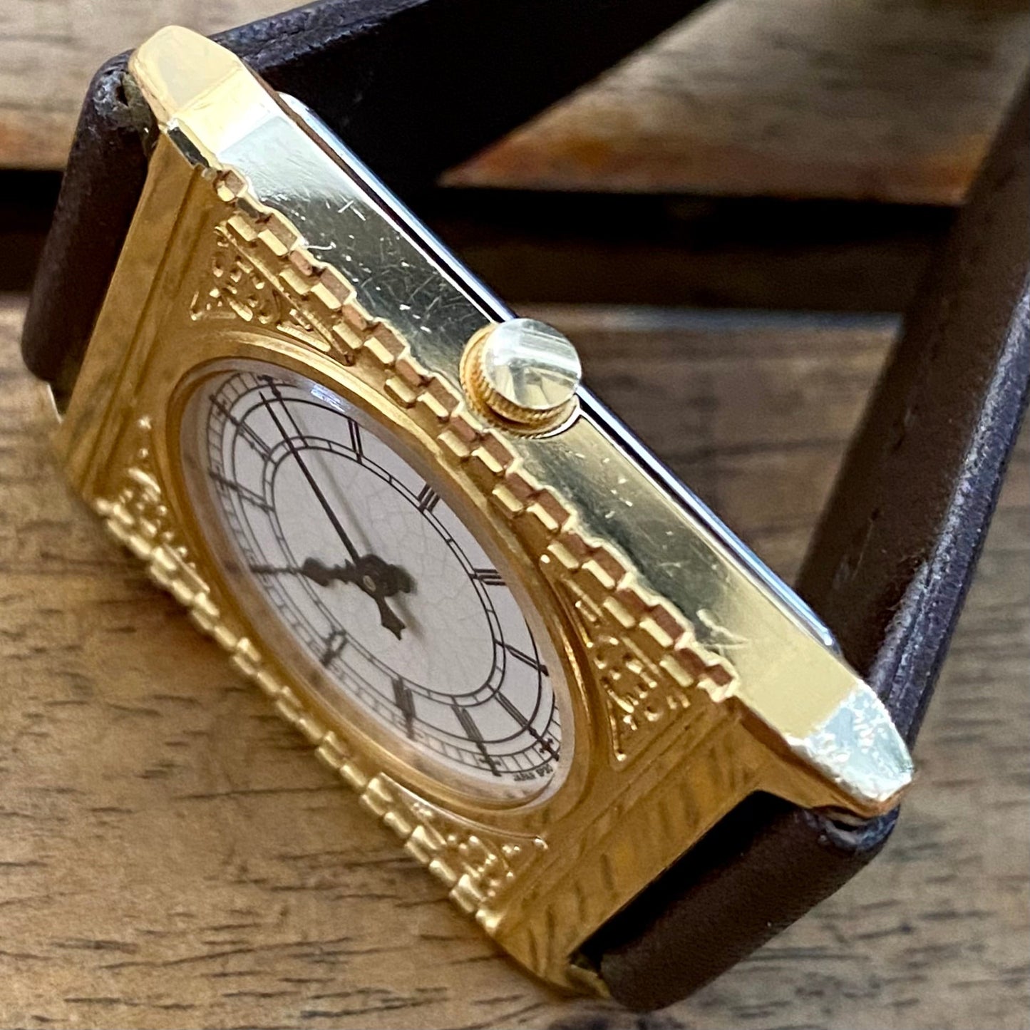 Seiko Quartz 5P30-6150 Rare Big Ben Watch, London, February 1987 UK VINTAGE WATCH LTD