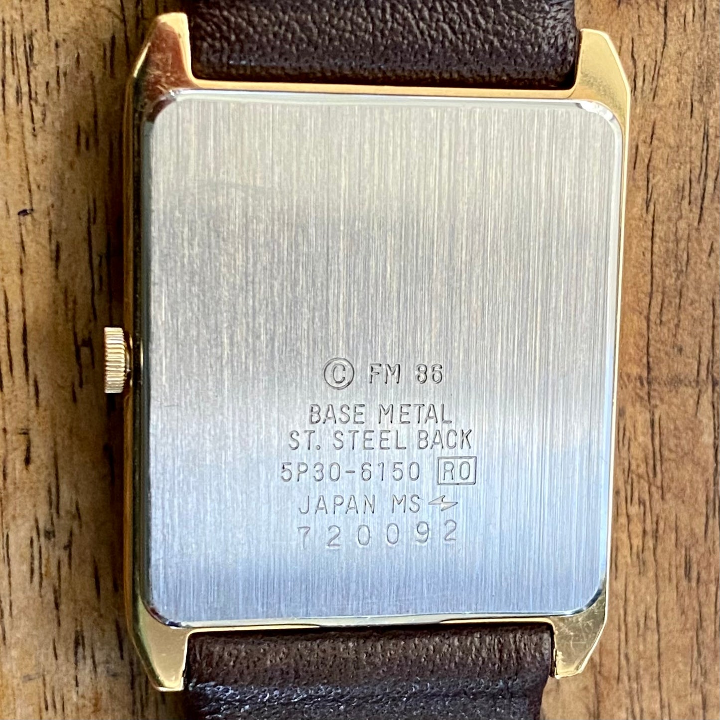 Rare February 1987 Seiko Quartz 5P30-6150 Big Ben Watch Westminster London