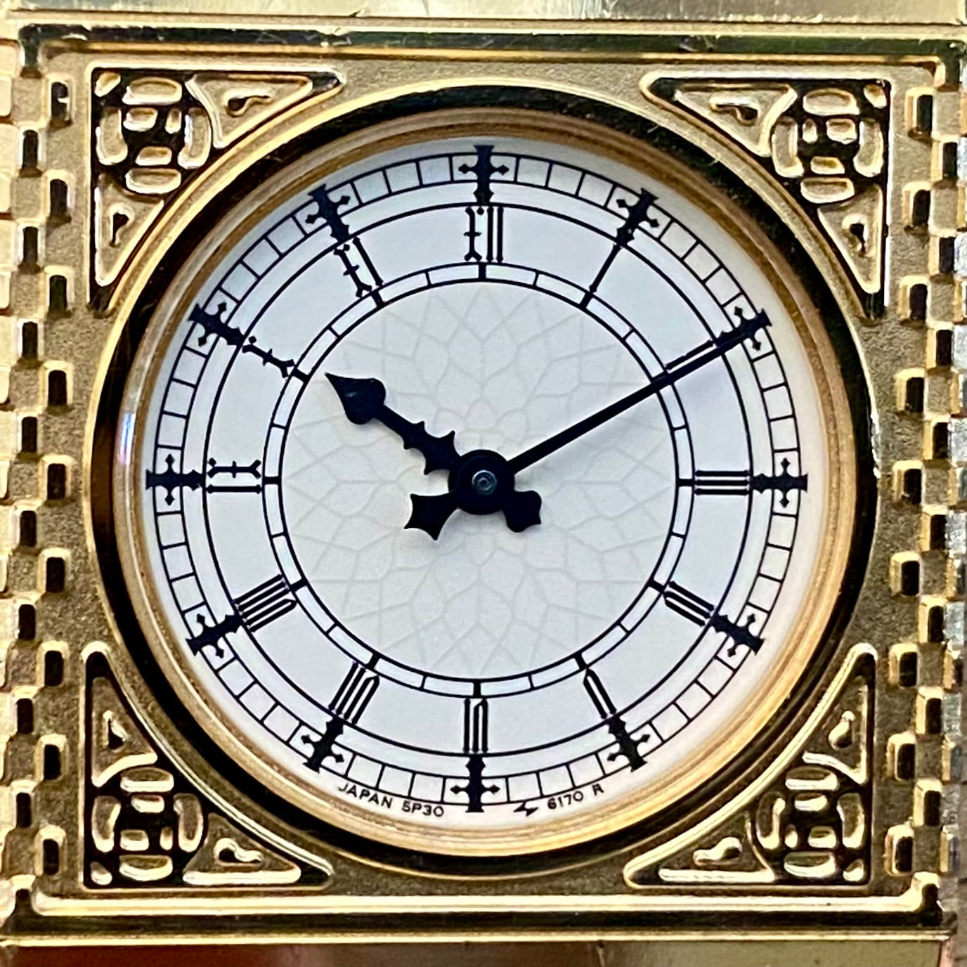 Rare February 1987 Seiko Quartz 5P30-6150 Big Ben Watch Westminster London
