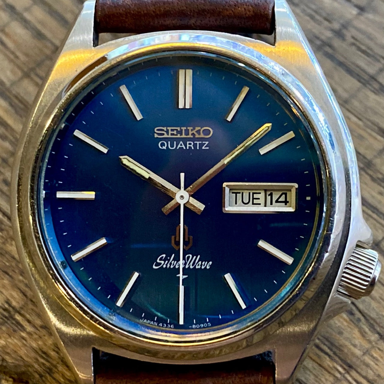 COMING SOON! Vintage Seiko Quartz Silver Wave 4336-8090, November 1977 - PRE-ORDER NOW!