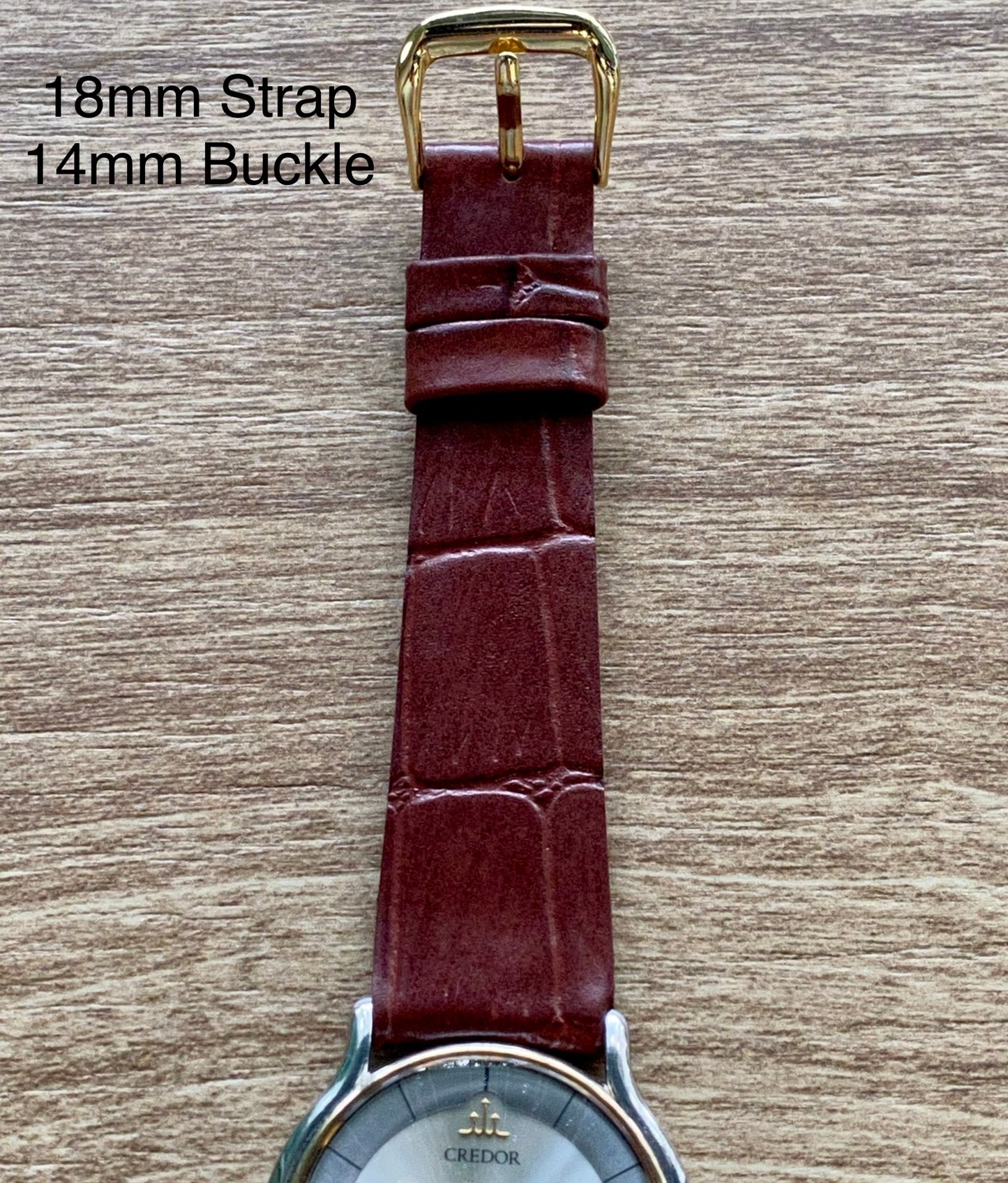 Vintage June 1991 Seiko Credor Quartz 5A74-0020 - 18K Gold Bezel - Pie Pan Dial with Cathedral Hands
