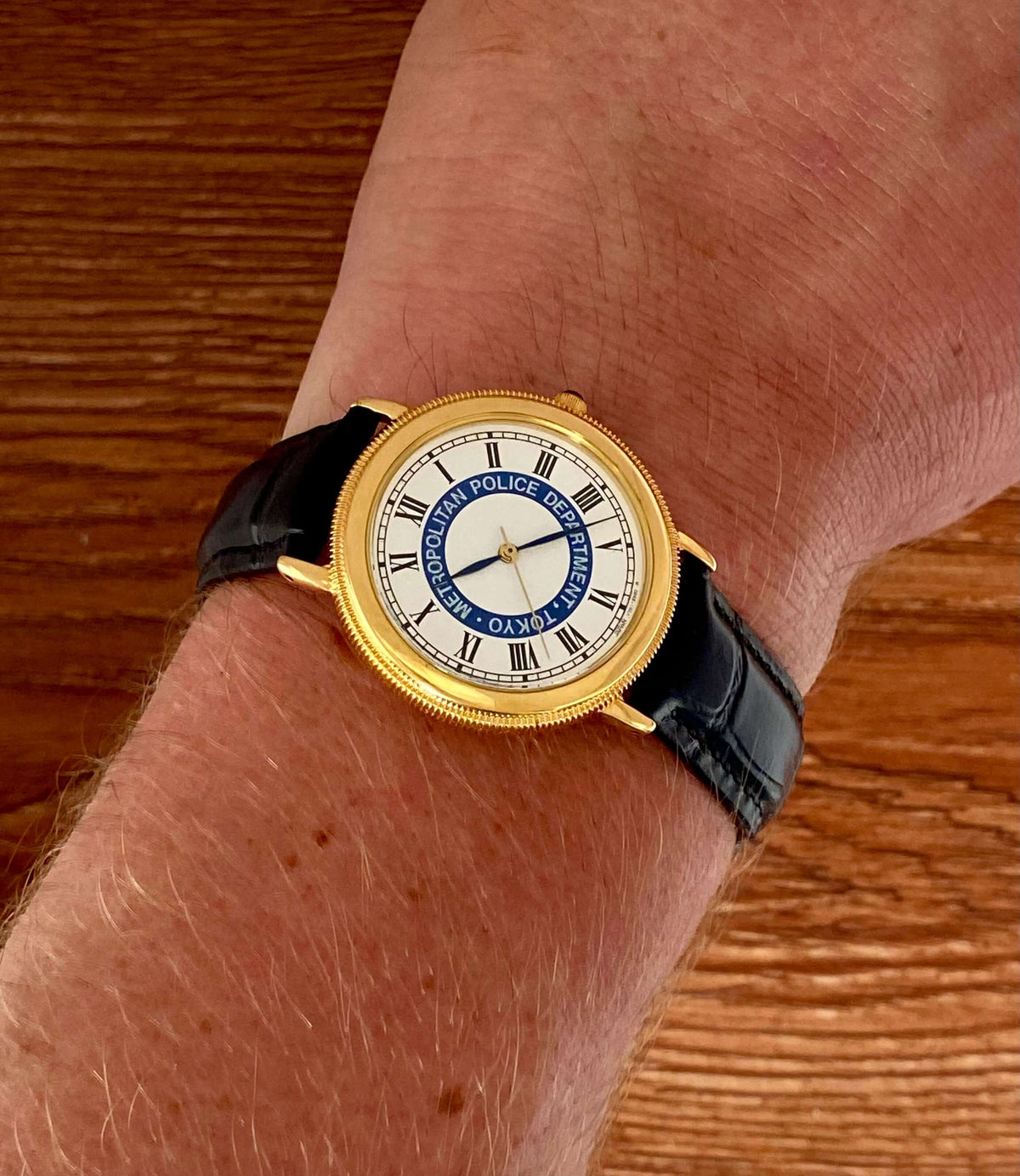 Vintage Seiko Quartz V701-2A70 Tokyo Police Department, February 1991
