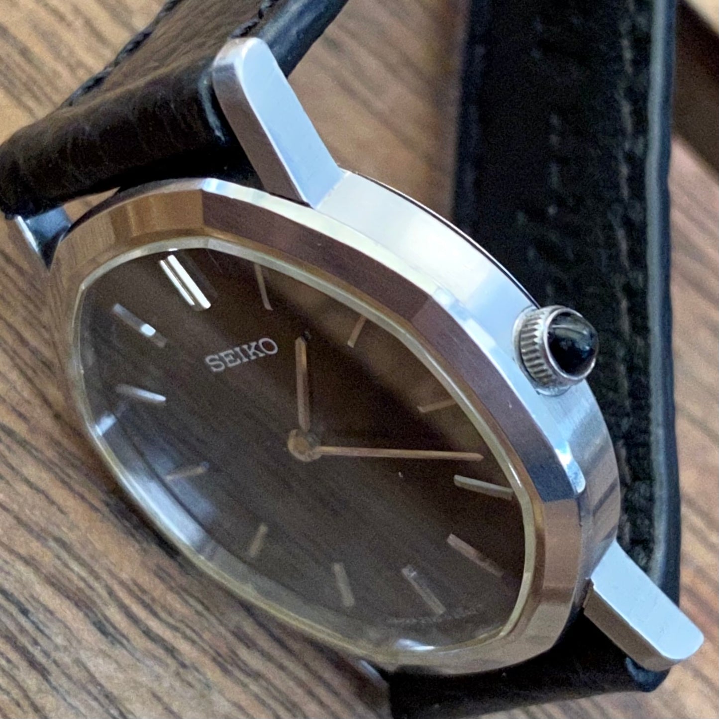 COMING SOON! - EXTREMELY RARE BLUE DIAL Vintage October 1978 Lady's Seiko 2320-5030 Quartz with Octagonal Case - Pre-order now!