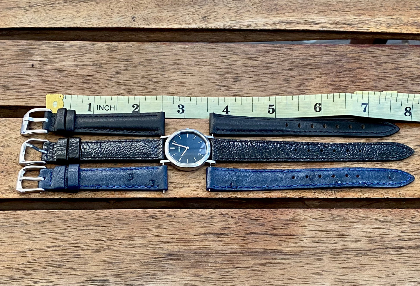 COMING SOON! - EXTREMELY RARE BLUE DIAL Vintage October 1978 Lady's Seiko 2320-5030 Quartz with Octagonal Case - Pre-order now!