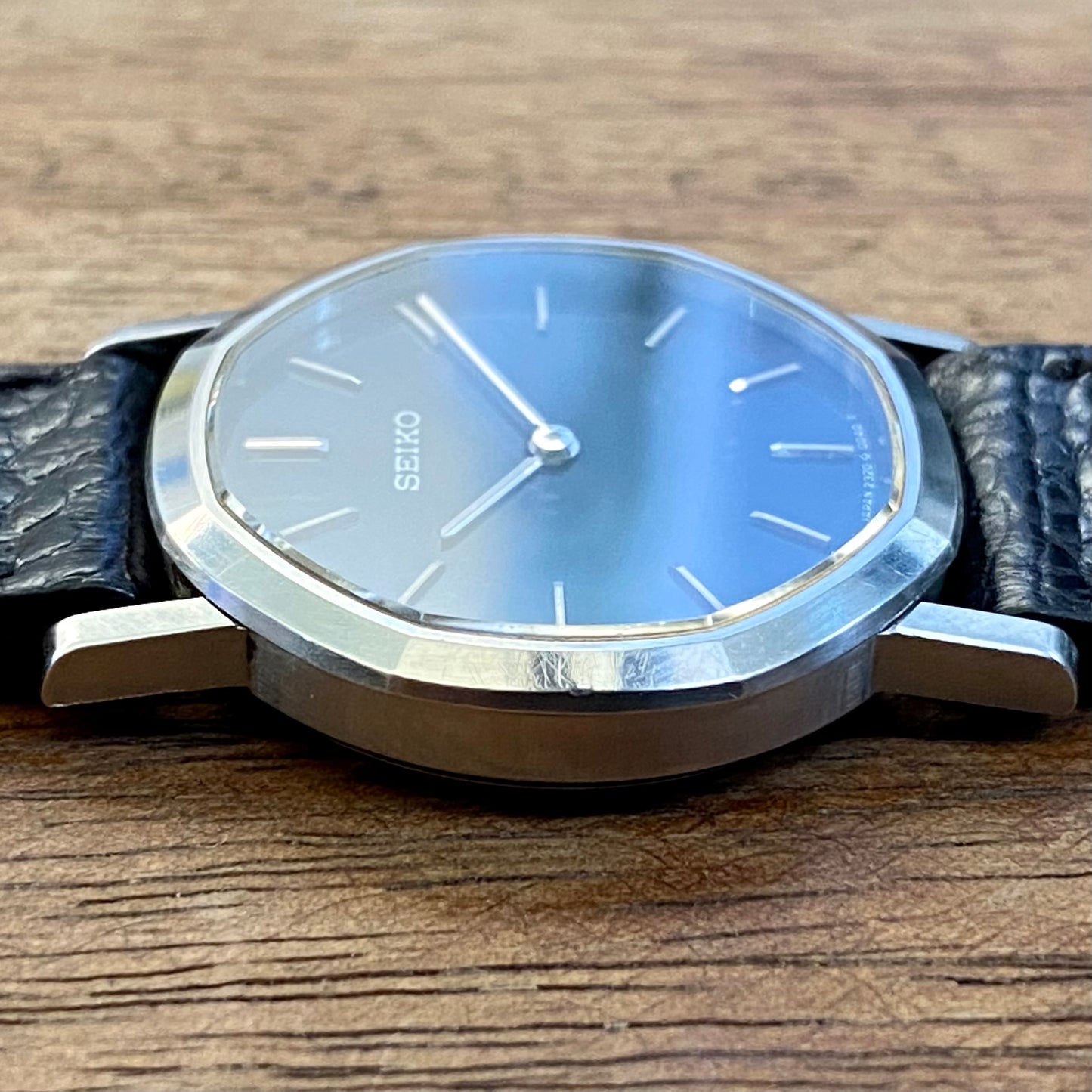 COMING SOON! - EXTREMELY RARE BLUE DIAL Vintage October 1978 Lady's Seiko 2320-5030 Quartz with Octagonal Case - Pre-order now!