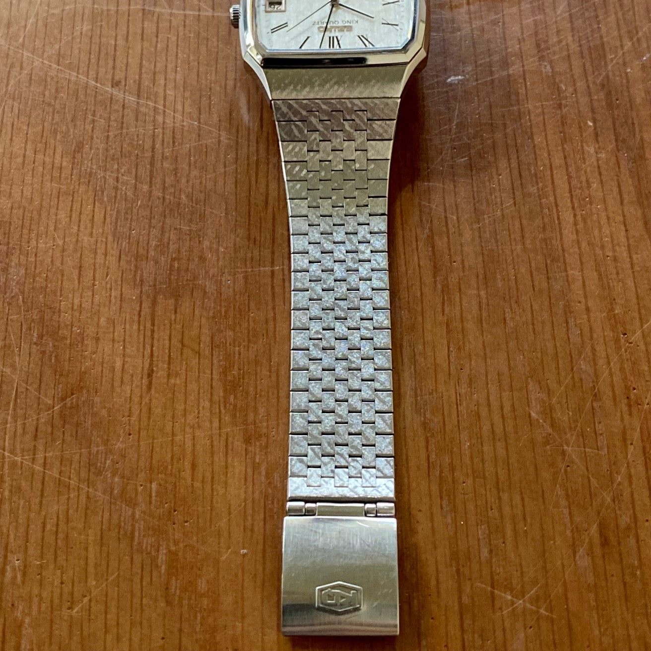 Rare Vintage June 1979 Seiko King Quartz 9722-5000-Double Twin - Snowflake