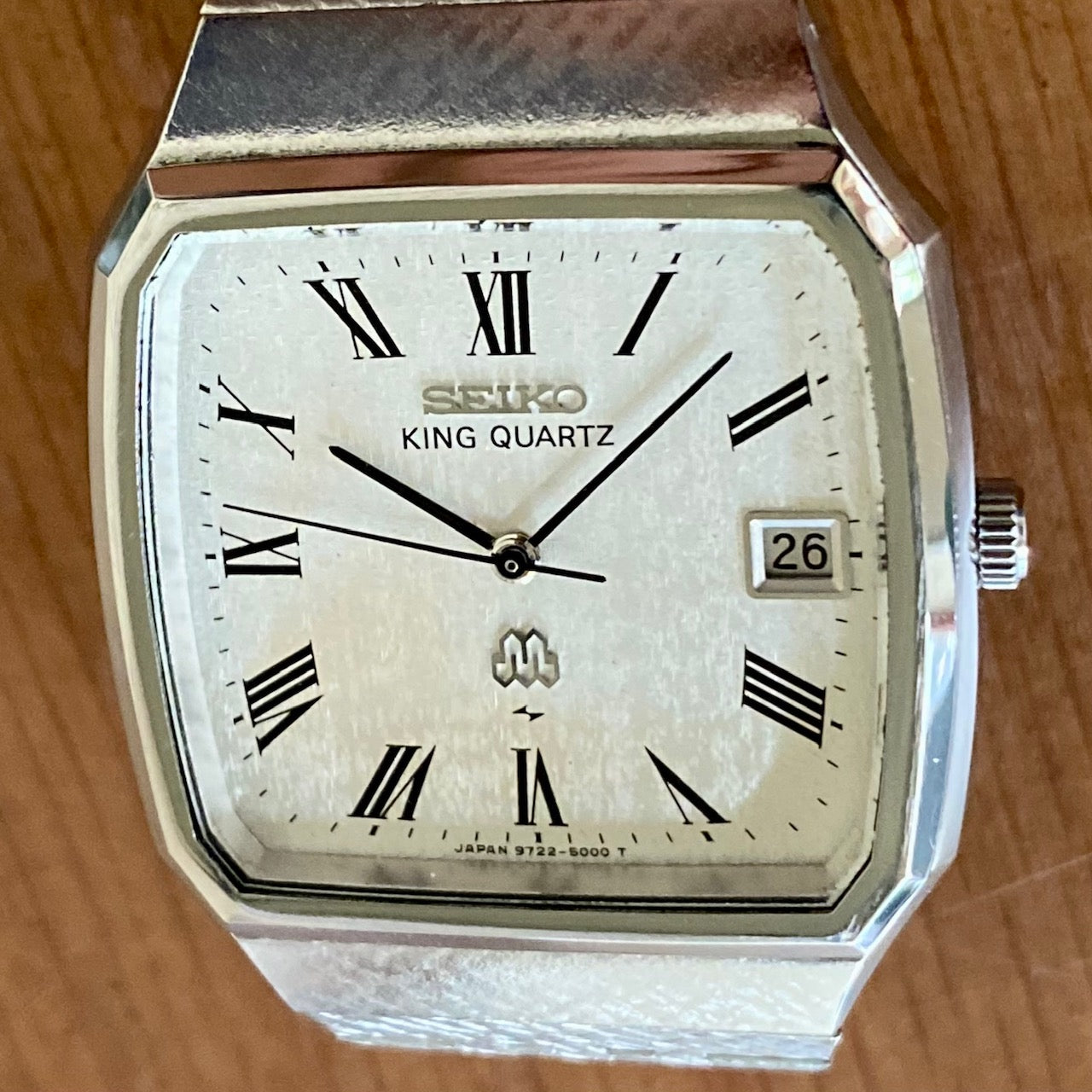 Rare Vintage June 1979 Seiko King Quartz 9722-5000-Double Twin - Snowflake