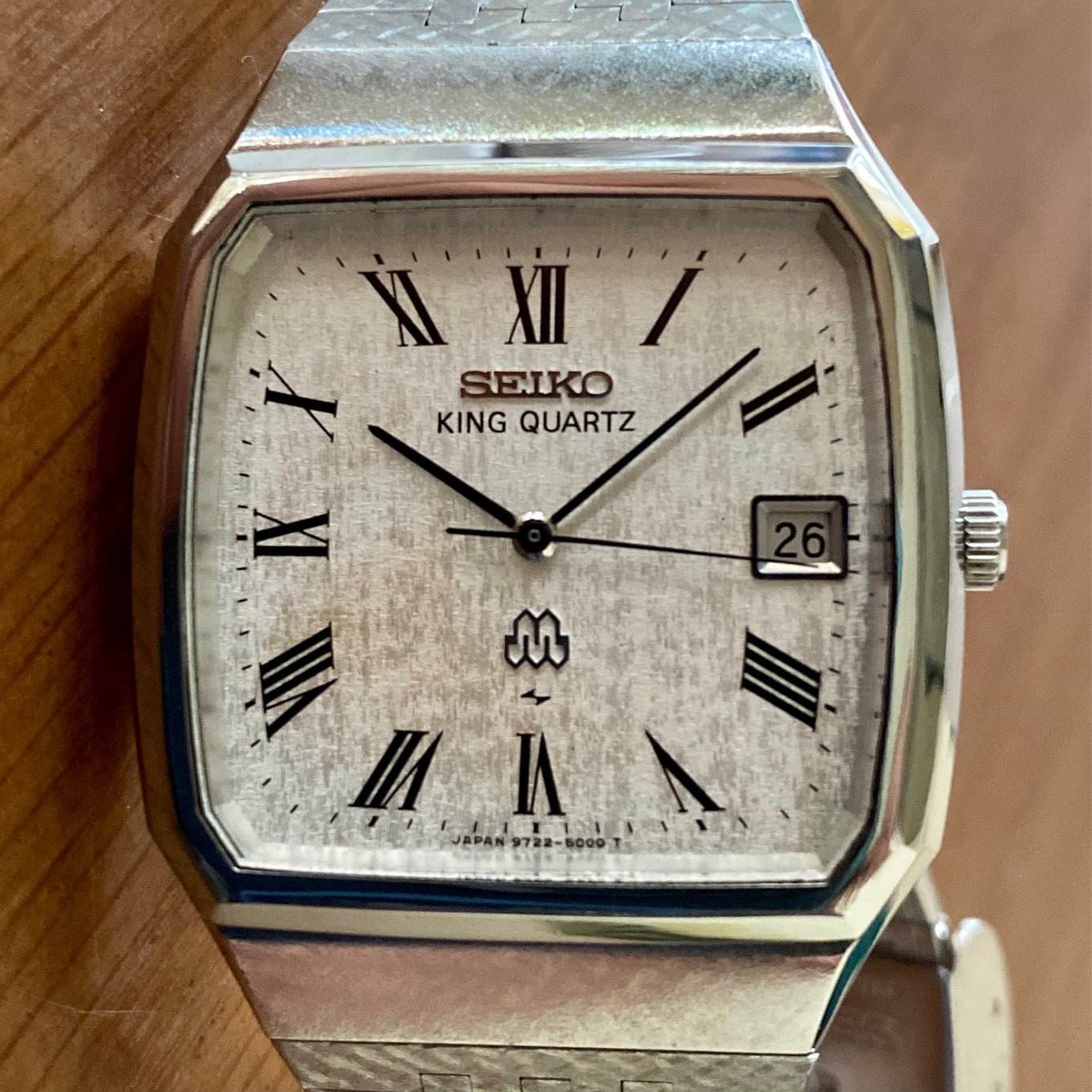 Rare Vintage June 1979 Seiko King Quartz 9722-5000-Double Twin - Snowflake