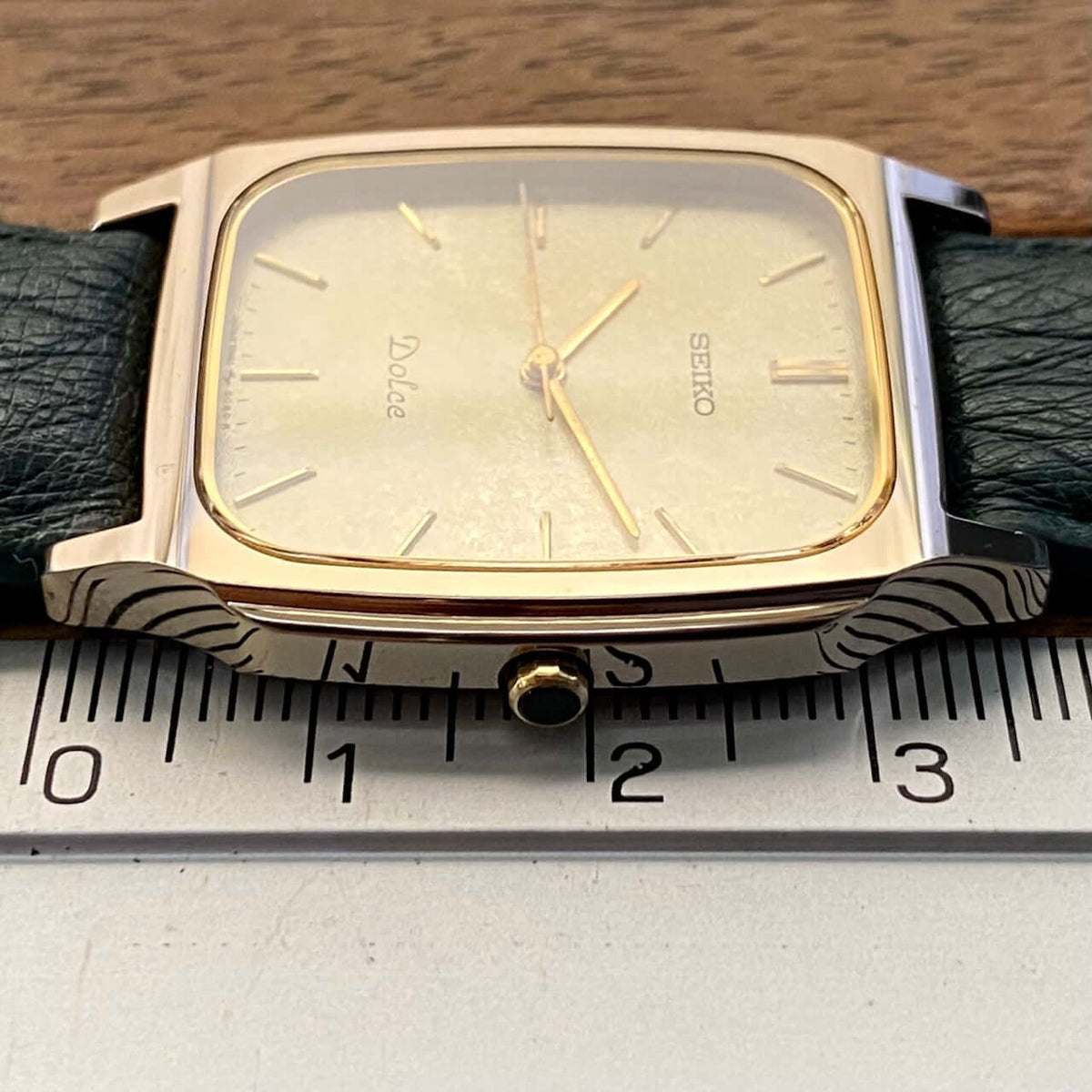 Vintage Seiko Dolce Quartz 8N41-5070, Tungsten, April 1991 UK VINTAGE WATCH LTD