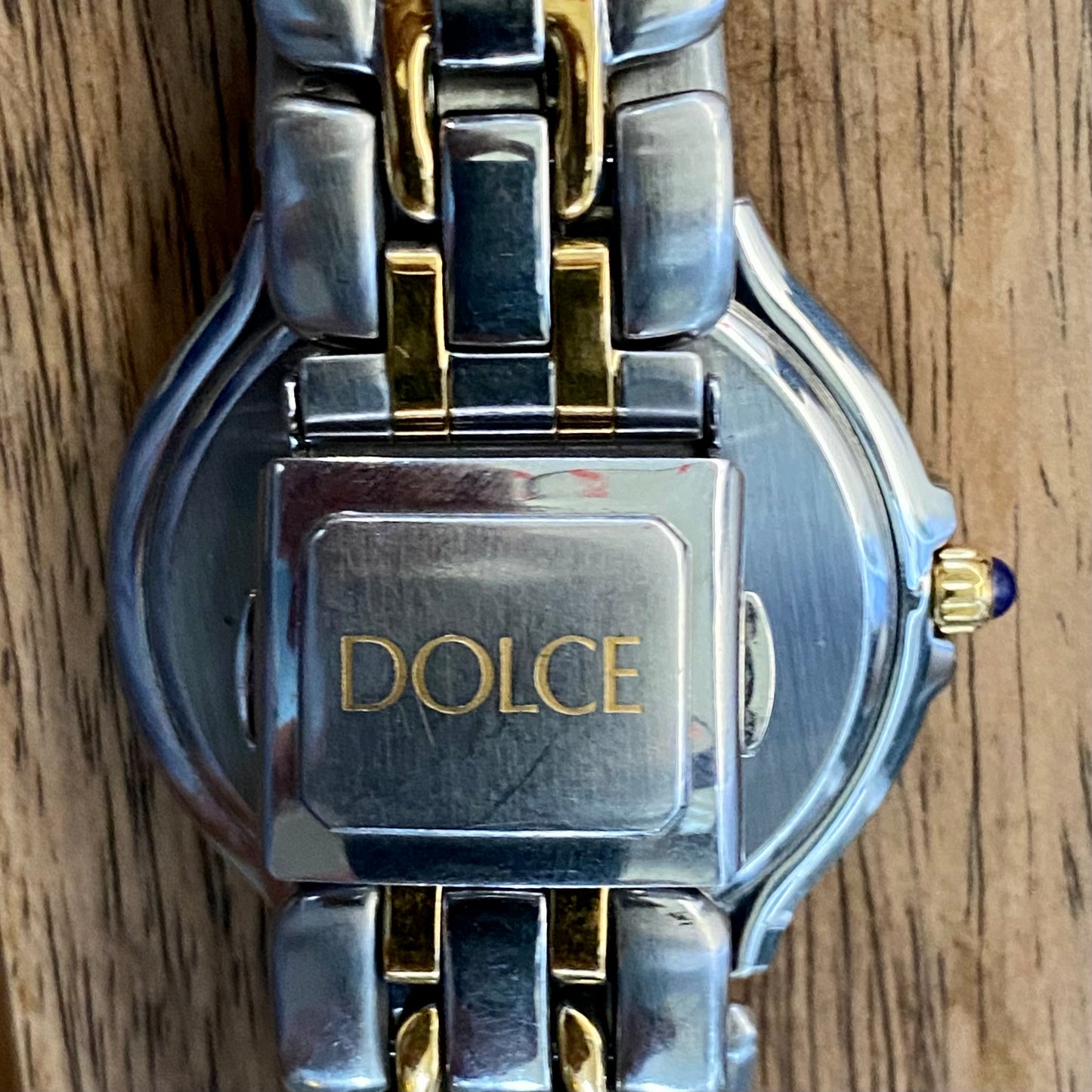 Vintage December 1996 Seiko Quartz Dolce 5E31-6010 - Gold and Steel Bracelet