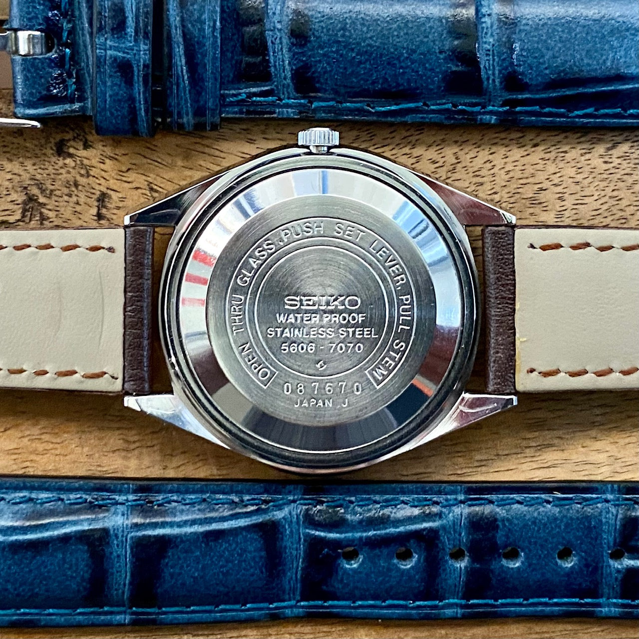 Serviced Vintage August 1970 Seiko Lord Matic 5606-7070 Automatic 23 jewels