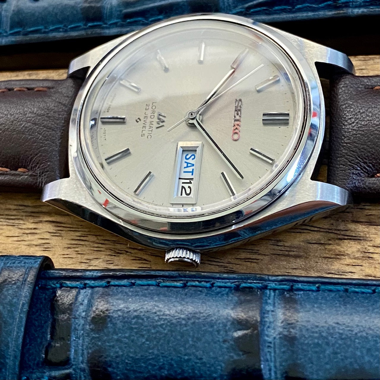Serviced Vintage August 1970 Seiko Lord Matic 5606-7070 Automatic 23 jewels