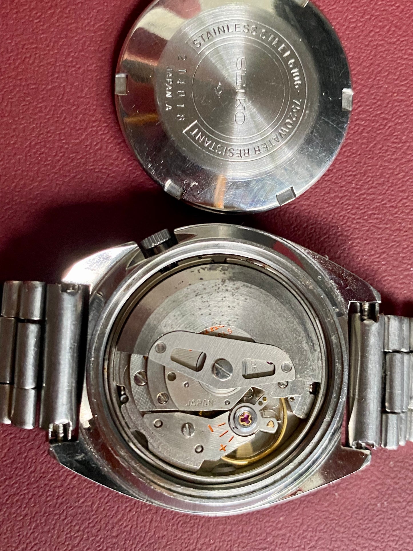 Vintage Seiko 5 Actus 6106-7520, SERVICED Auto January 1971