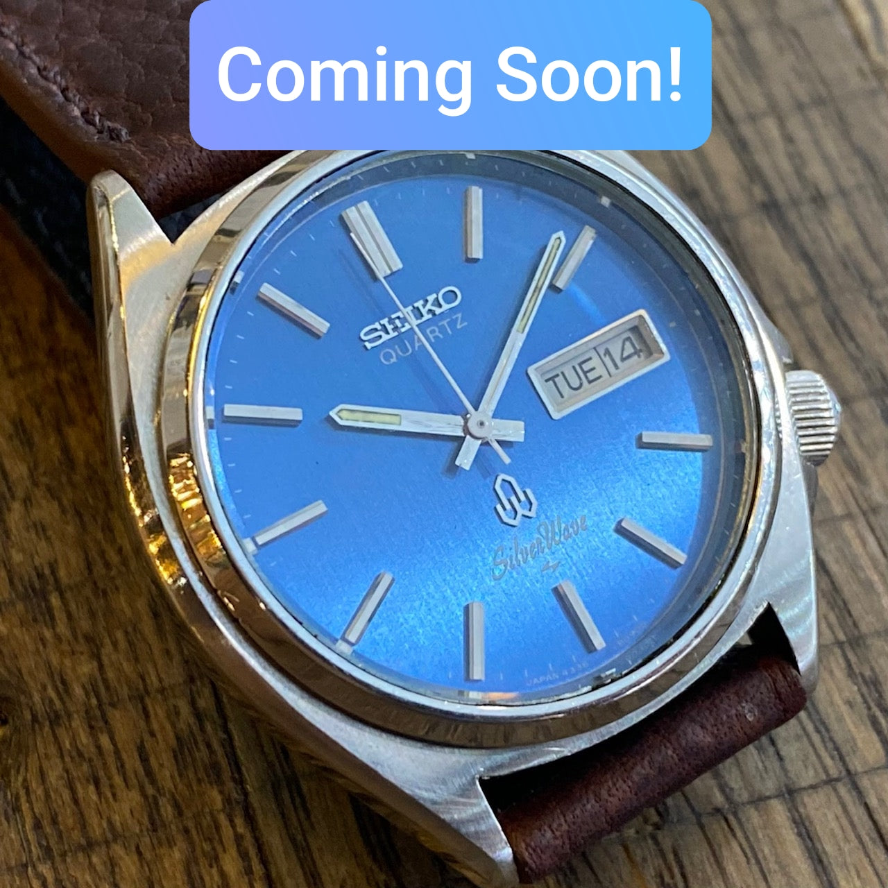 COMING SOON! Vintage Seiko Quartz Silver Wave 4336-8090, November 1977 - PRE-ORDER NOW!