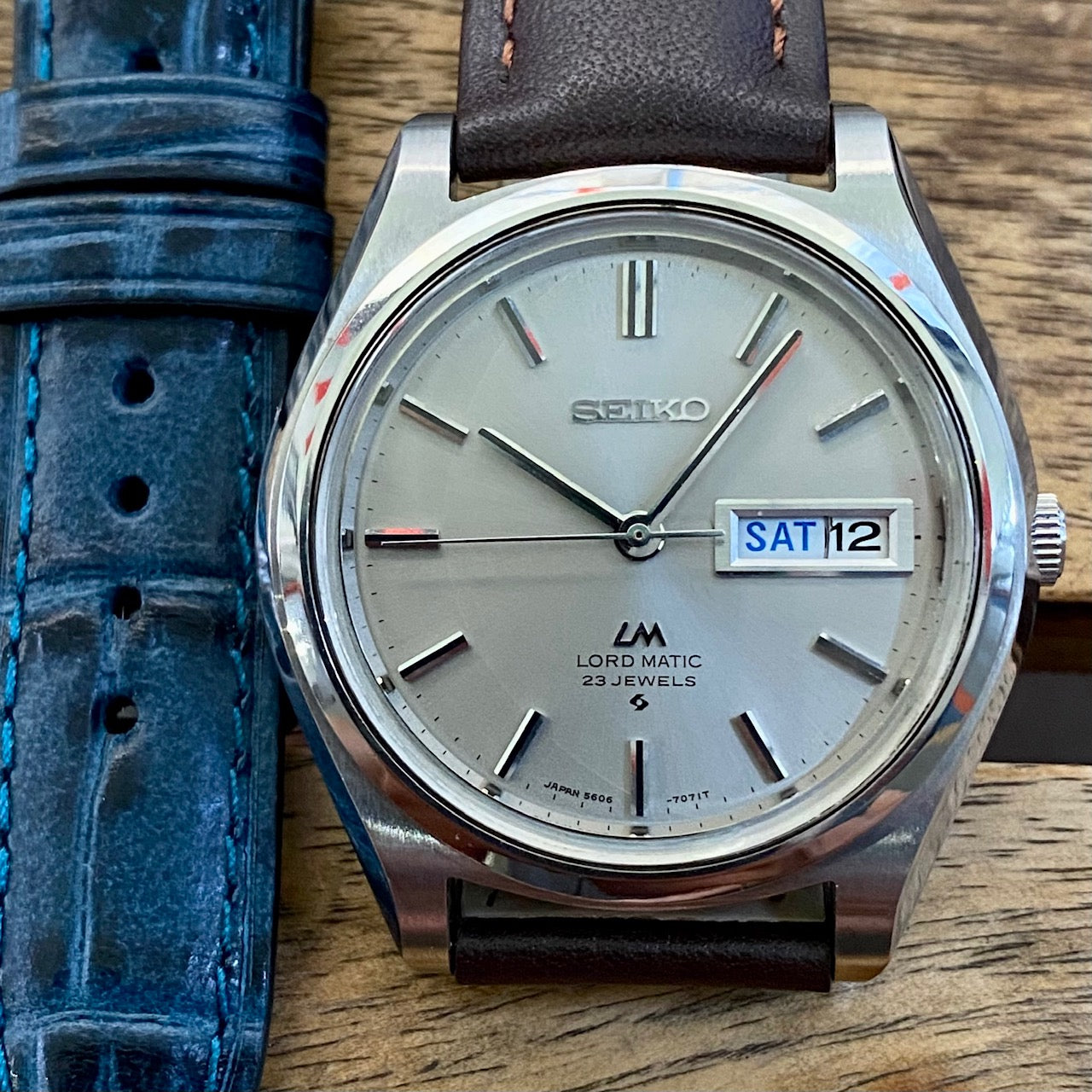 Serviced Vintage August 1970 Seiko Lord Matic 5606-7070 Automatic 23 jewels