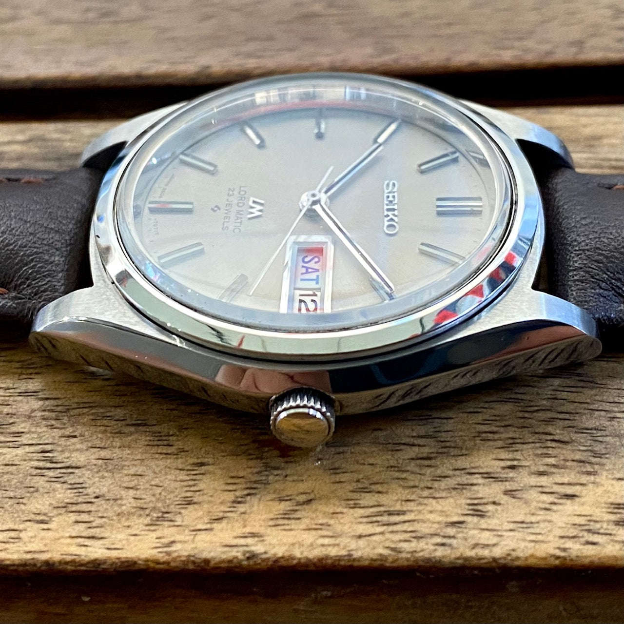 Serviced Vintage August 1970 Seiko Lord Matic 5606-7070 Automatic 23 jewels