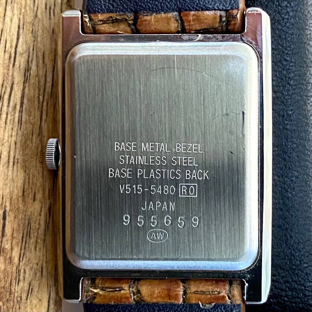 COMING SOON! Rare Vintage Seiko Quartz Alba Tank V515-5480 SABS, May 1999 PRE-ORDER NOW!