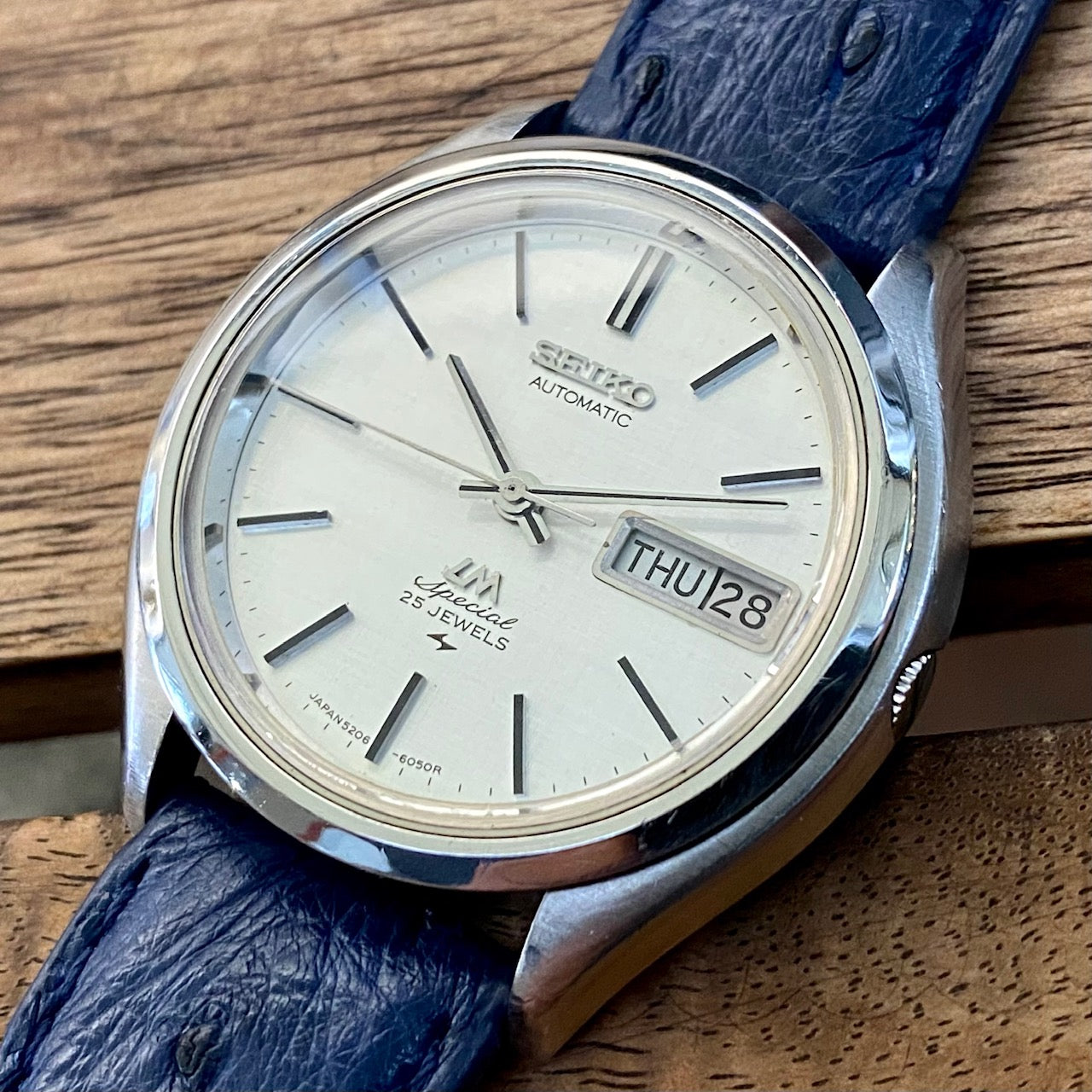 COMING SOON! SERVICED Vintage November 1971 Seiko LM Lord Matic Special 5206-6060 Linen Dial - Great Condition, Automatic