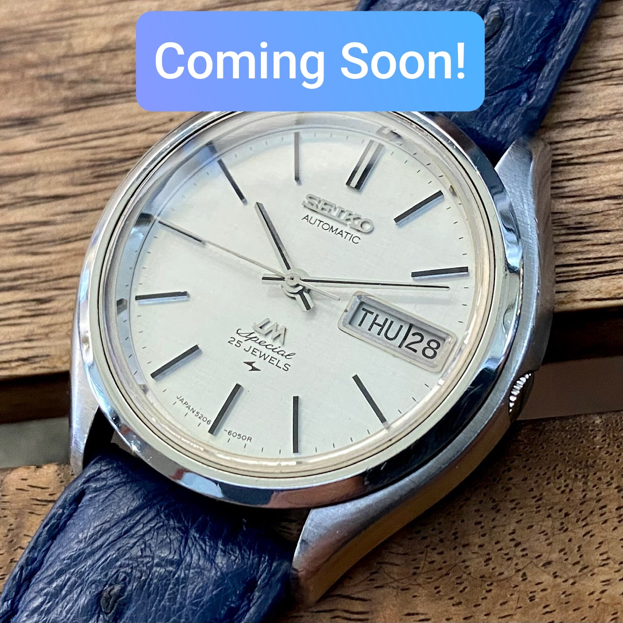 COMING SOON! SERVICED Vintage November 1971 Seiko LM Lord Matic Special 5206-6060 Linen Dial - Great Condition, Automatic