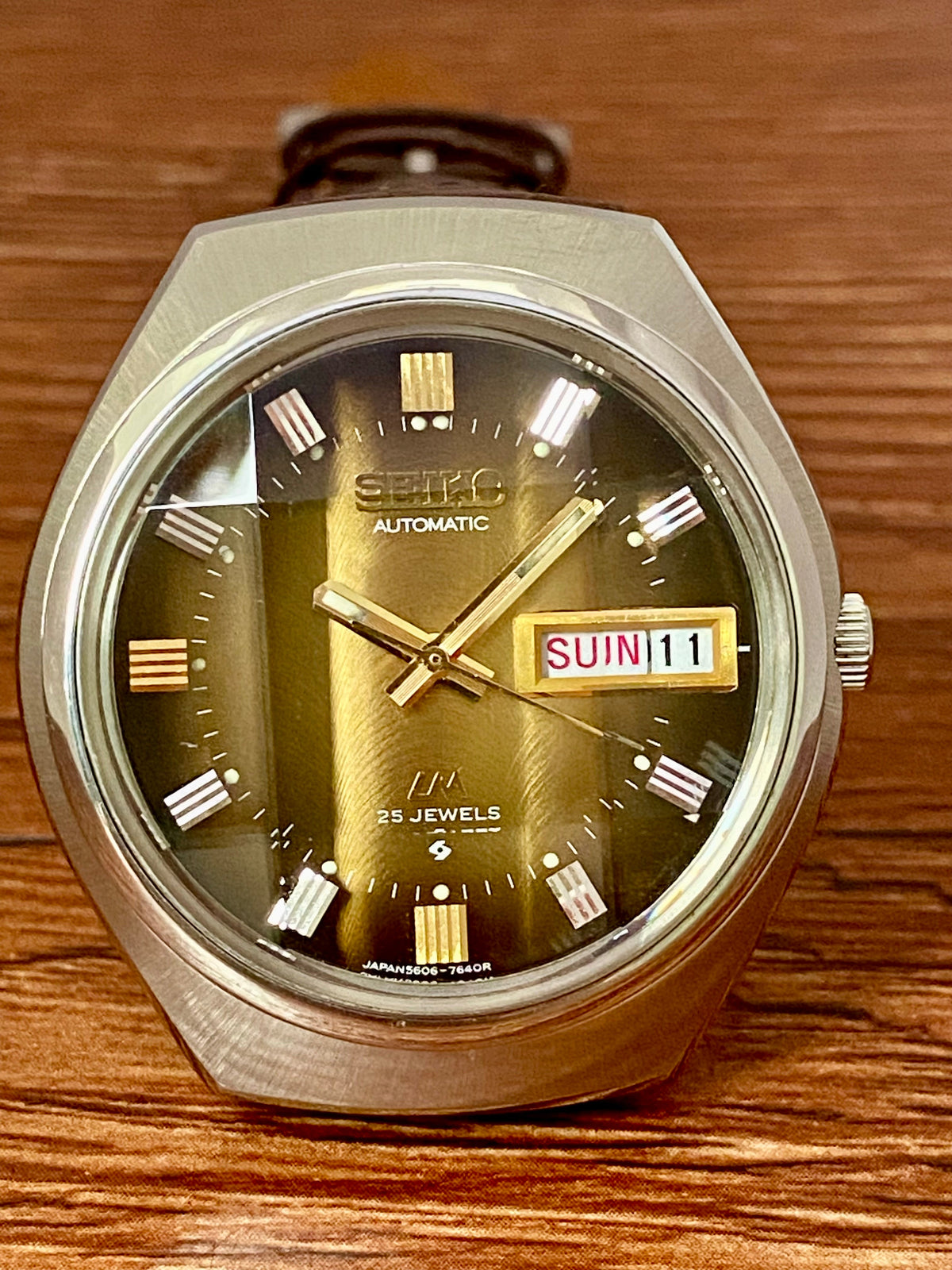 Seiko Lord Matic Collection - Chocolate Amber Dial Seiko LM 5606-7300