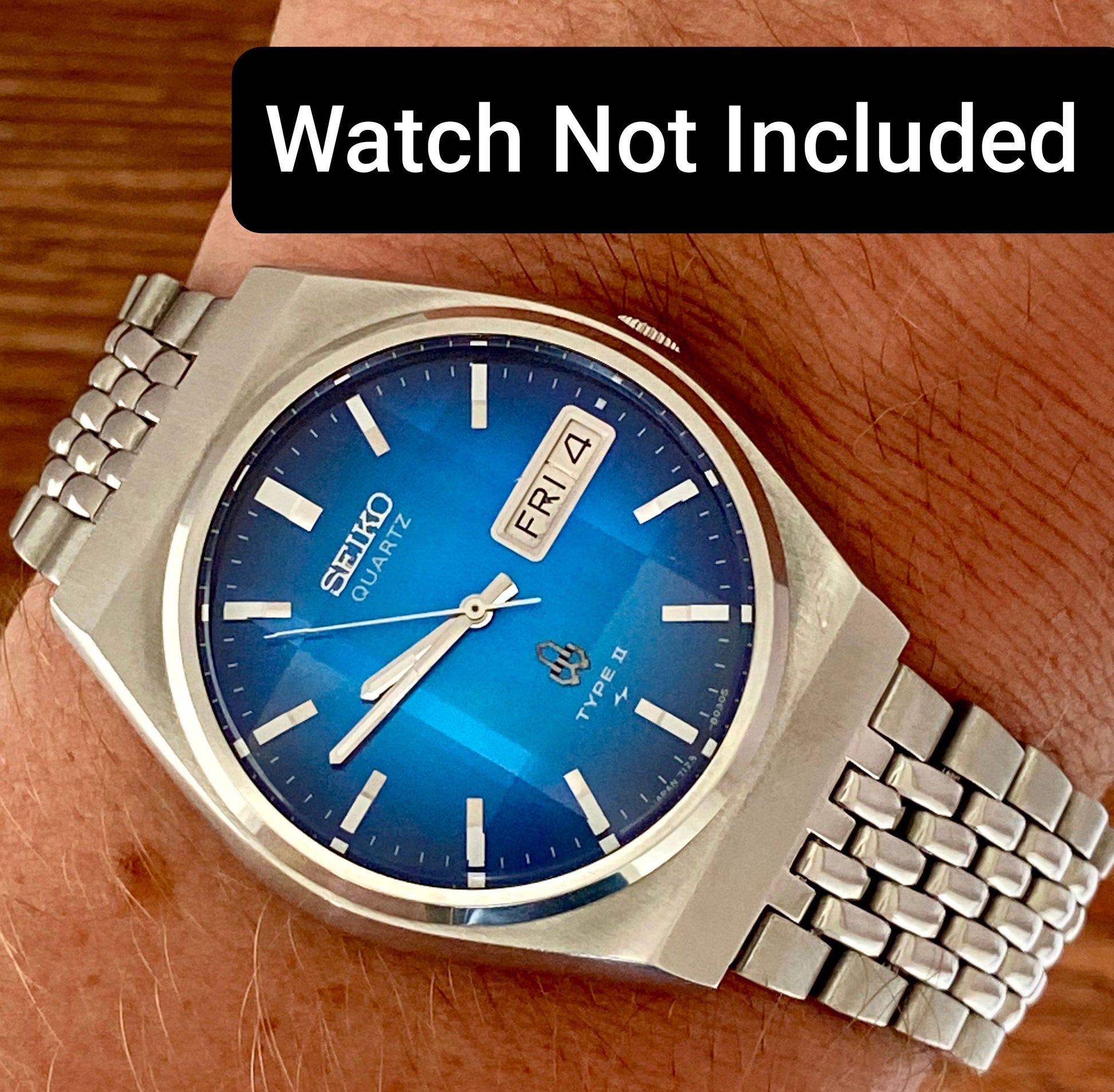 20mm Beads of Rice Watch Bracelet with Straight Ends UK VINTAGE WATCH LTD