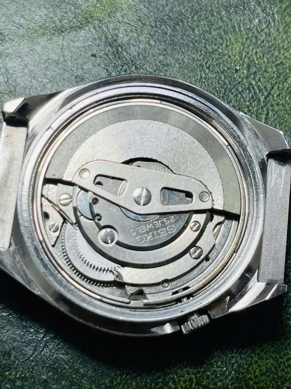 Vintage Seiko 5 Actus 6106-7690 SS SERVICED Brown Dial, February 1975