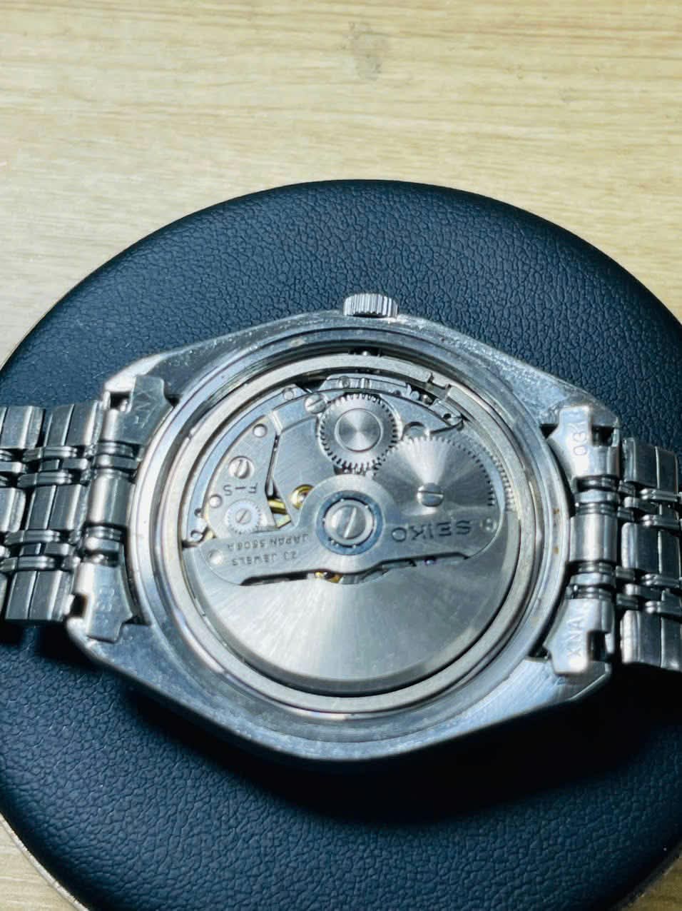 Vintage Seiko Lord Matic 5606-7280 Blue Serviced Automatic, June 1973