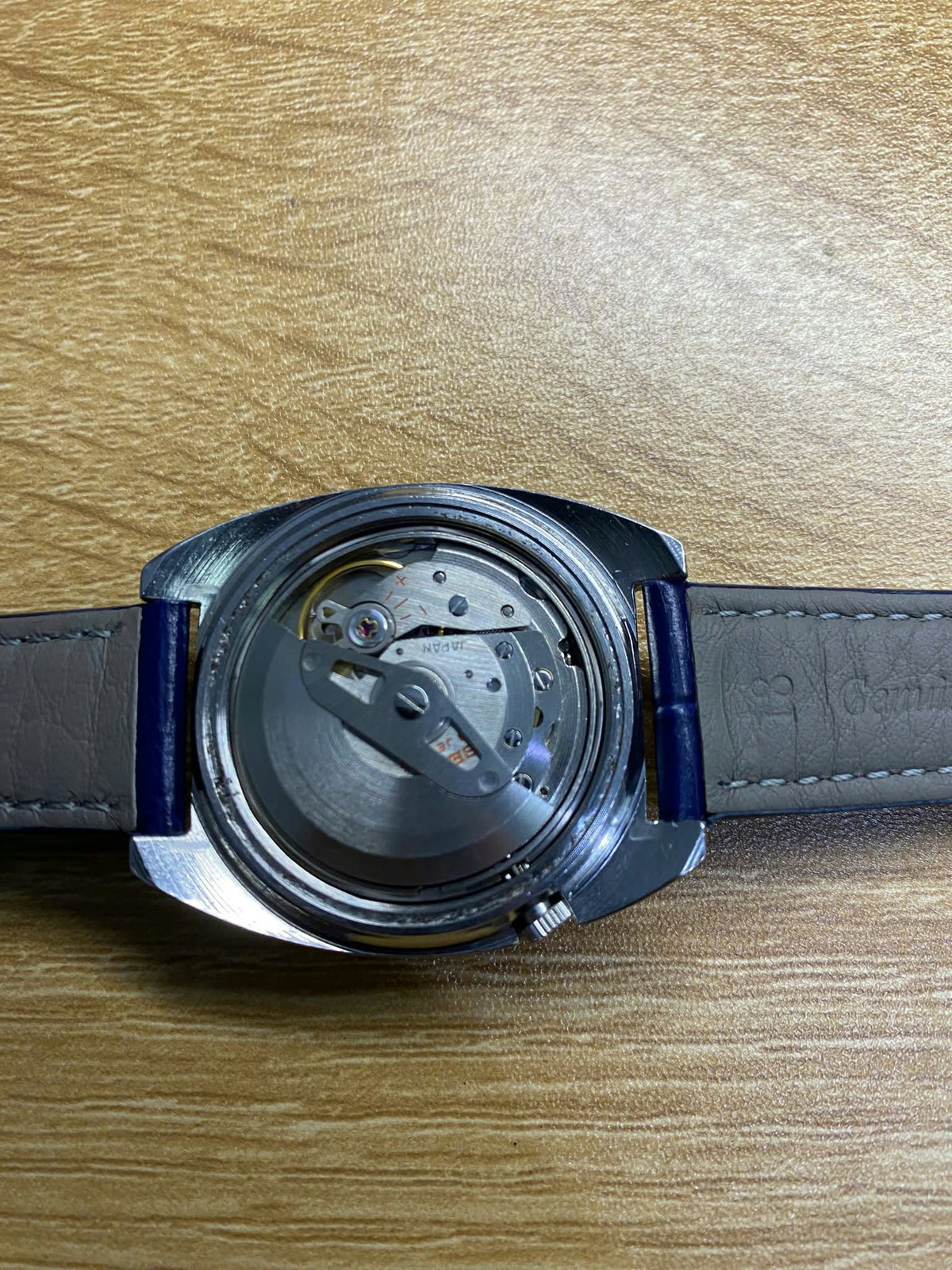 Vintage Seiko 5 Actus SS 6106-8420 Blue & White Dial, Serviced, December 1970