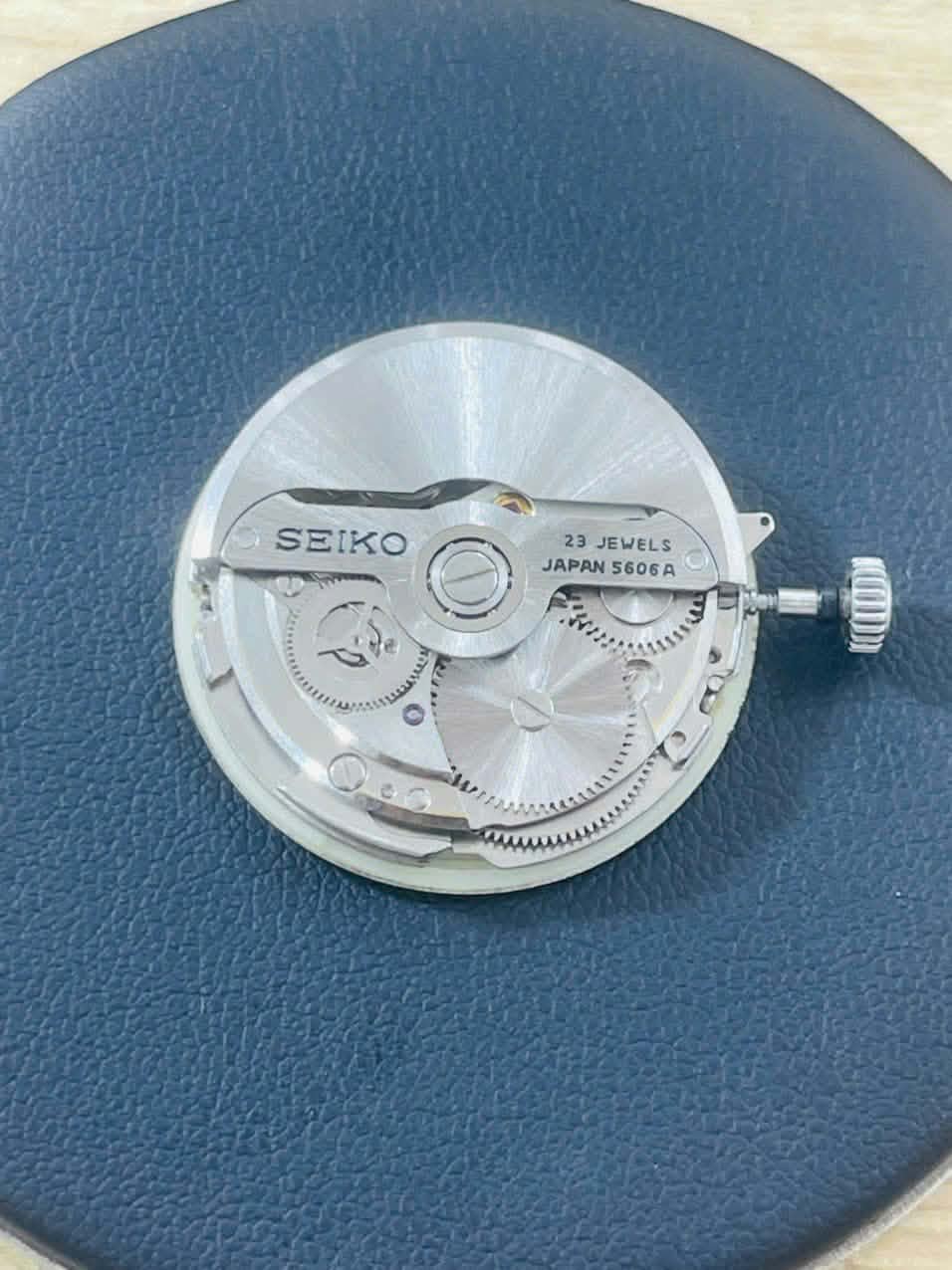 Vintage Seiko Lord Matic 5606-7140 Serviced Black Auto, October 1971