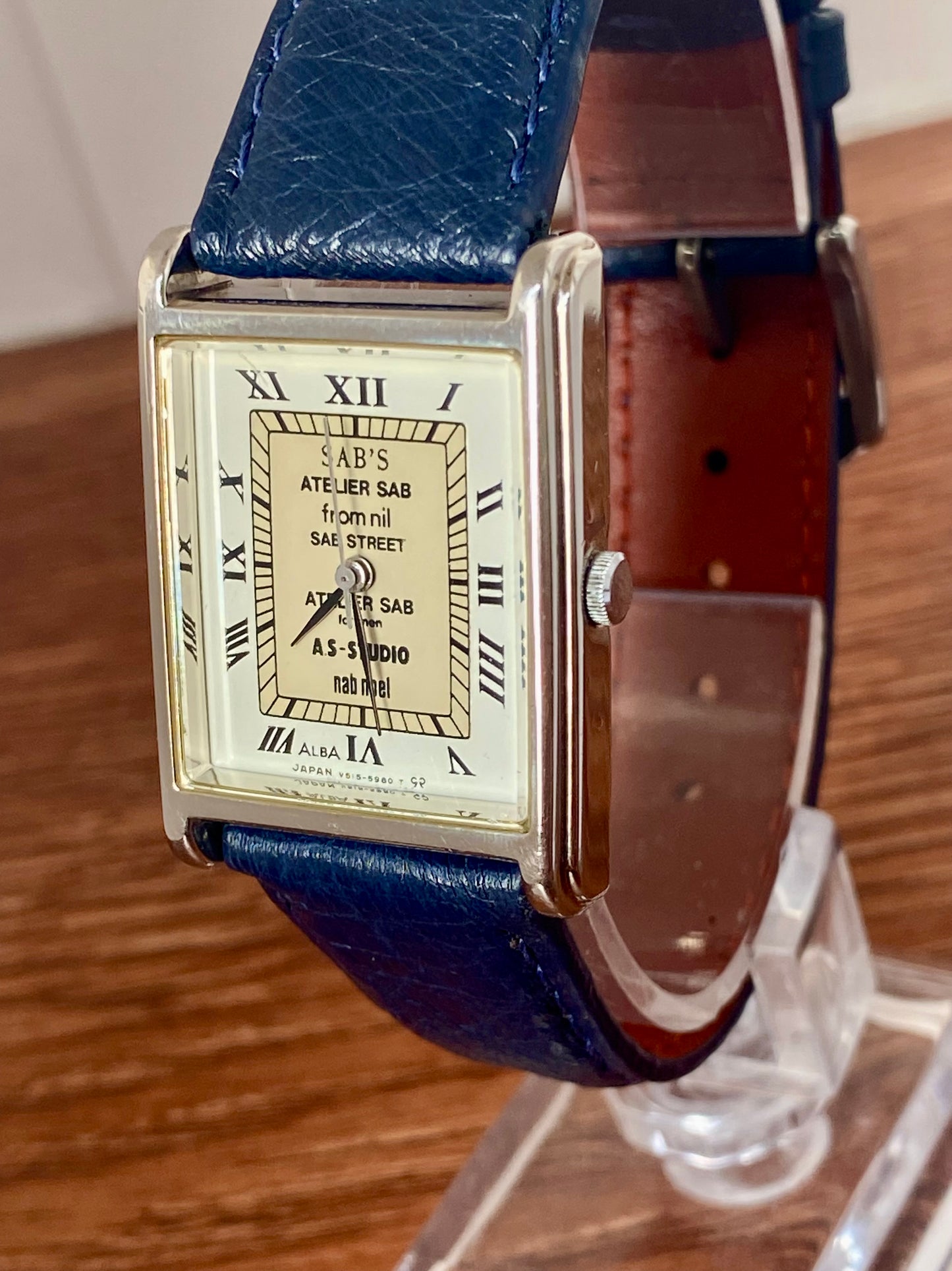 Rare Vintage Seiko Quartz Alba V515-5480, SABS Tank, February 1999