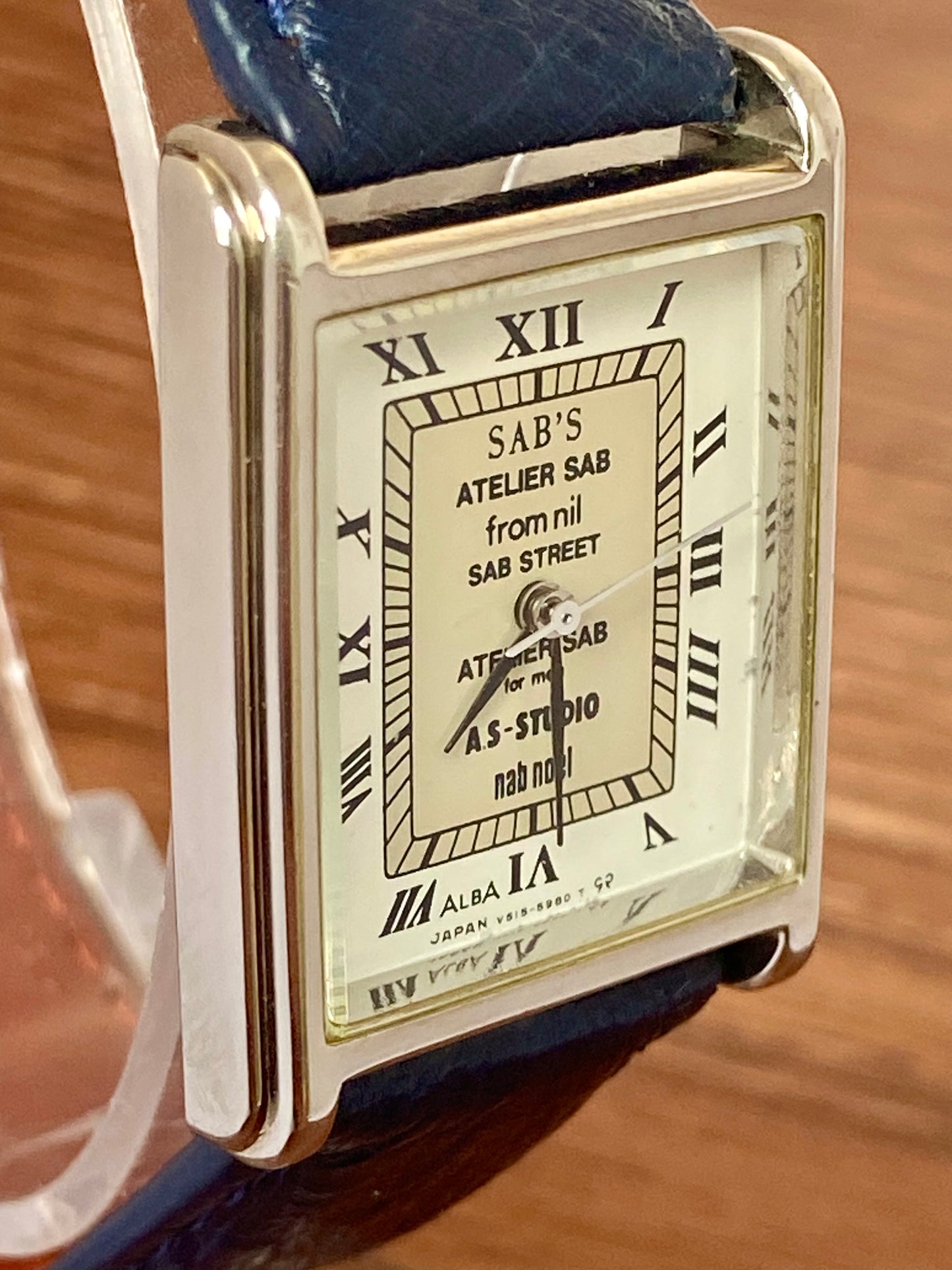 Rare Vintage Seiko Quartz Alba V515-5480, SABS Tank, February 1999