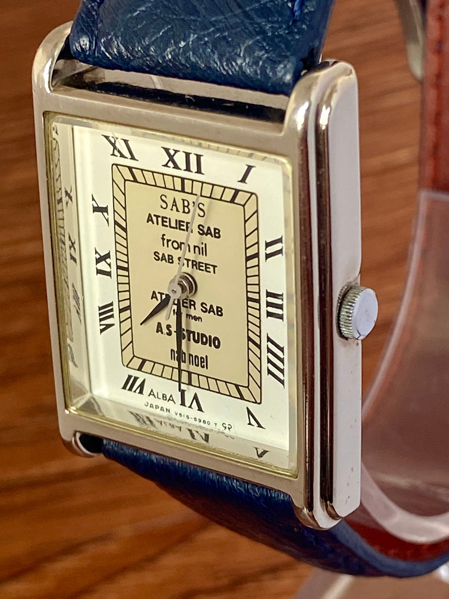 Rare Vintage Seiko Quartz Alba V515-5480, SABS Tank, February 1999