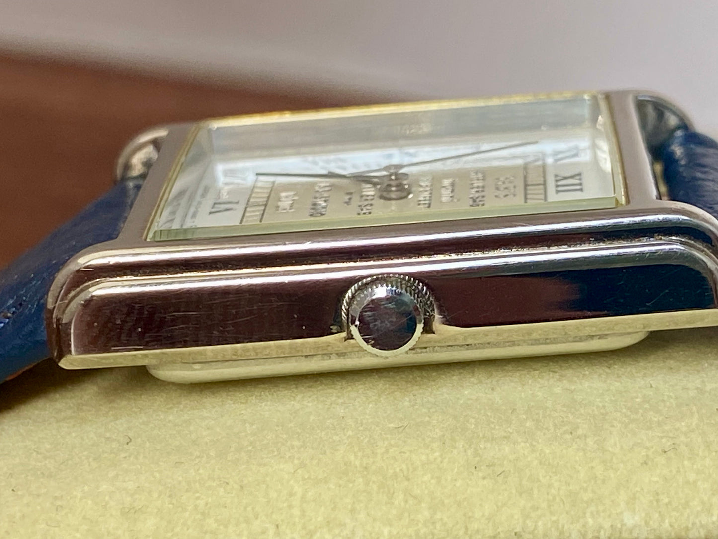 Rare Vintage Seiko Quartz Alba V515-5480, SABS Tank, February 1999