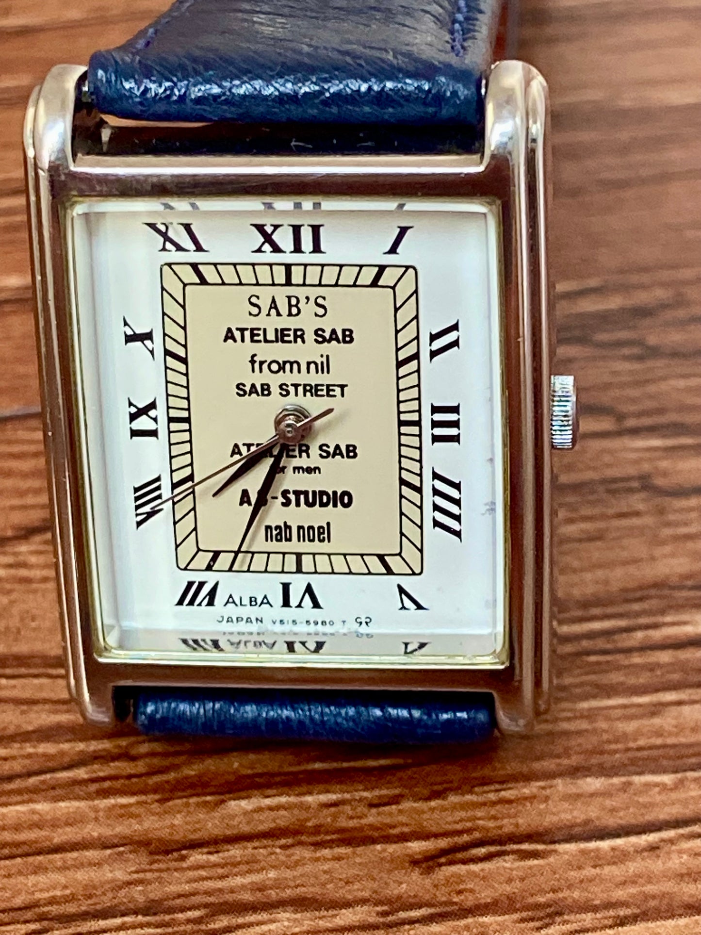 Rare Vintage Seiko Quartz Alba V515-5480, SABS Tank, February 1999