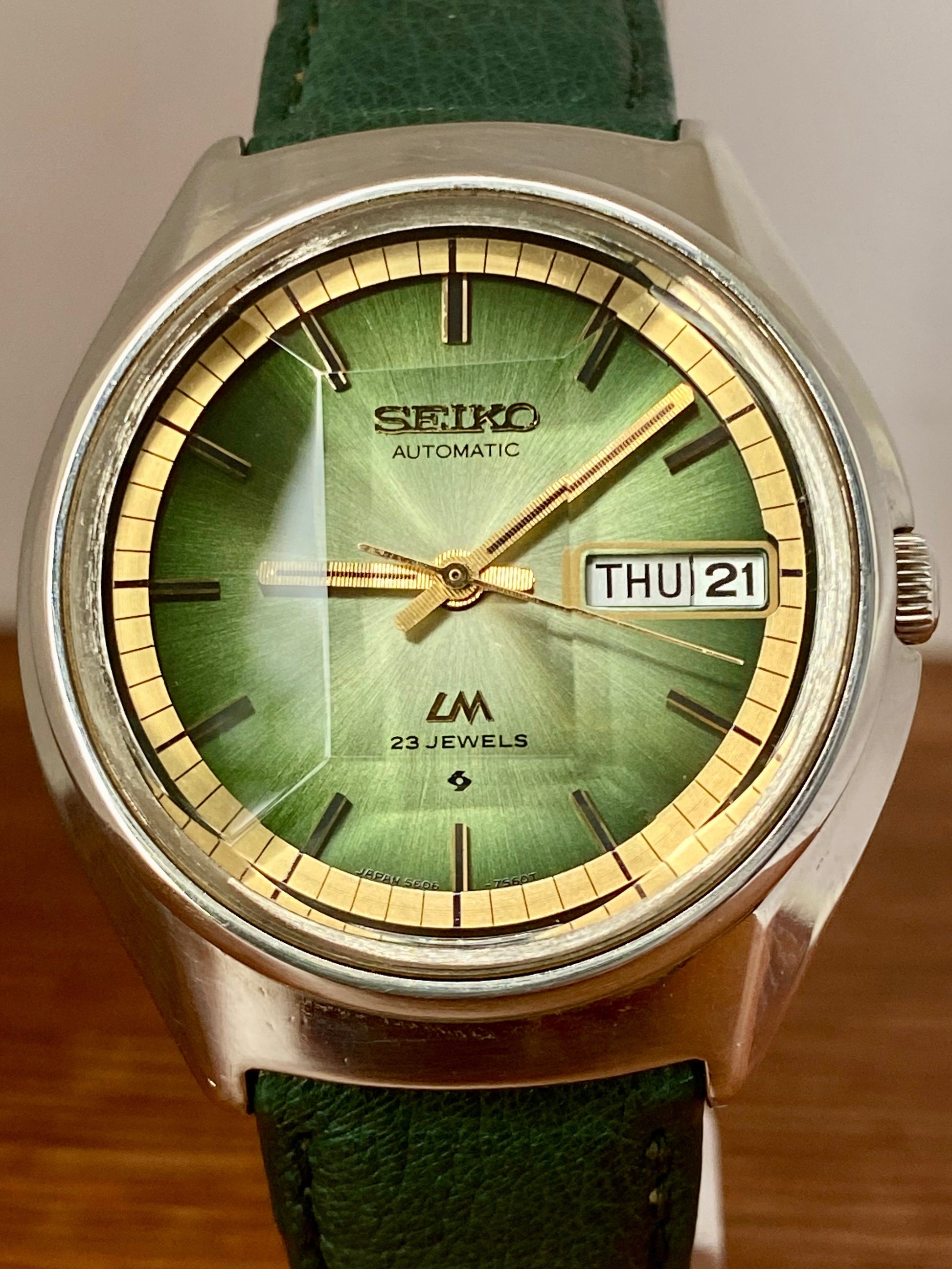 Vintage Seiko Lord Matic 5606-7270 Serviced Automatic, July 1973 UK VINTAGE WATCH LTD