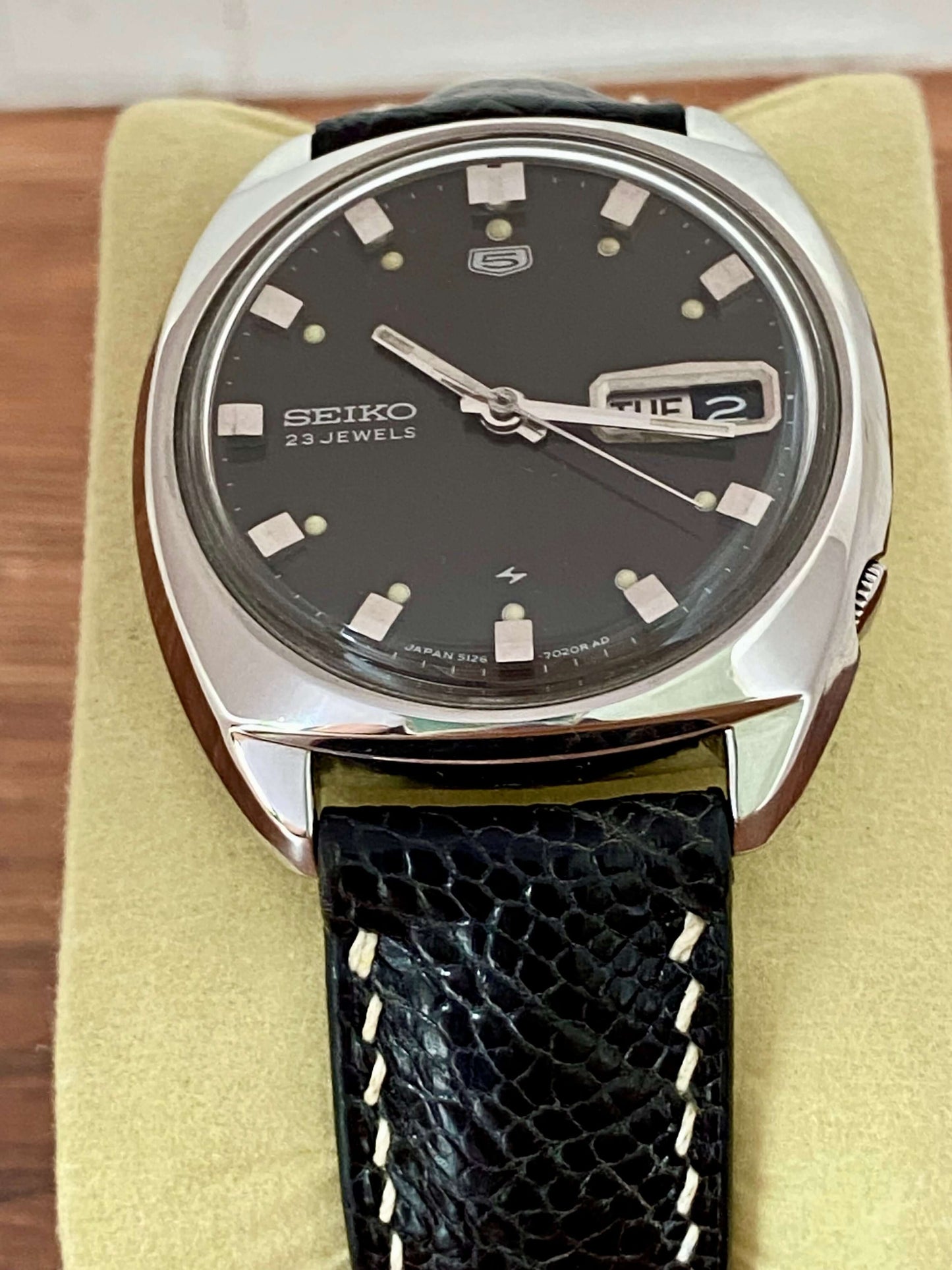 Vintage Seiko 5 5126-7000 Serviced Automatic June 1967 UK VINTAGE WATCH LTD